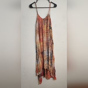 Natural Life Tie Dye High Low Dress